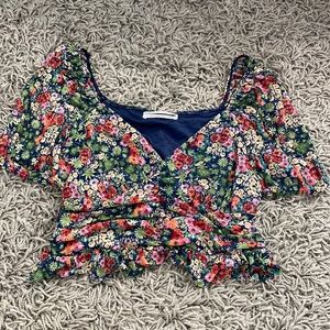 Urban outfitters ruched blouse